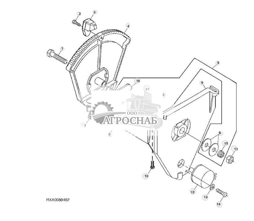 ENGINE SPEED CONTROL ARMREST 